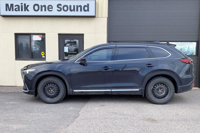 2021 Mazda CX-9 with professional window tint in North Bay